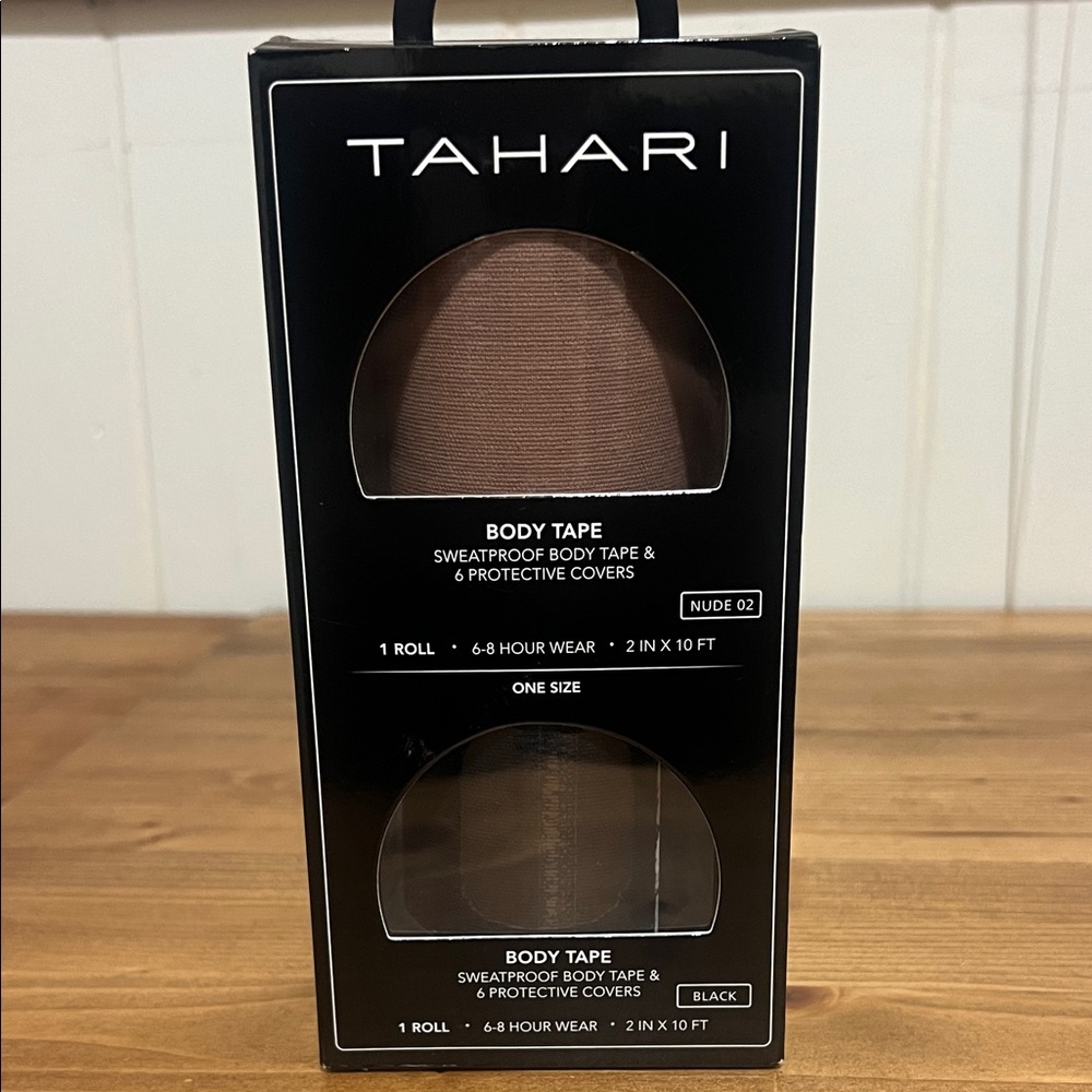 Tahari Sweatproof Body Tape in Nude and Black